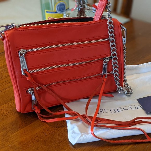 “LIKE NEW” REBECCA MINKOFF BACKPACK (POPPY RED) Rebecca Minkoff | Bags | Like New Rebecca Minkoff Backpack  main image 4